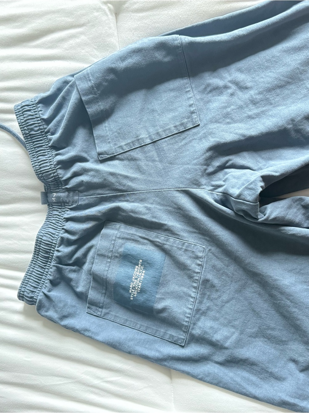 Marc Jacobs Light Blue Athletic Drawstring Shorts